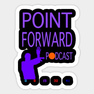 Point Forward Podcast Design 4 Sticker